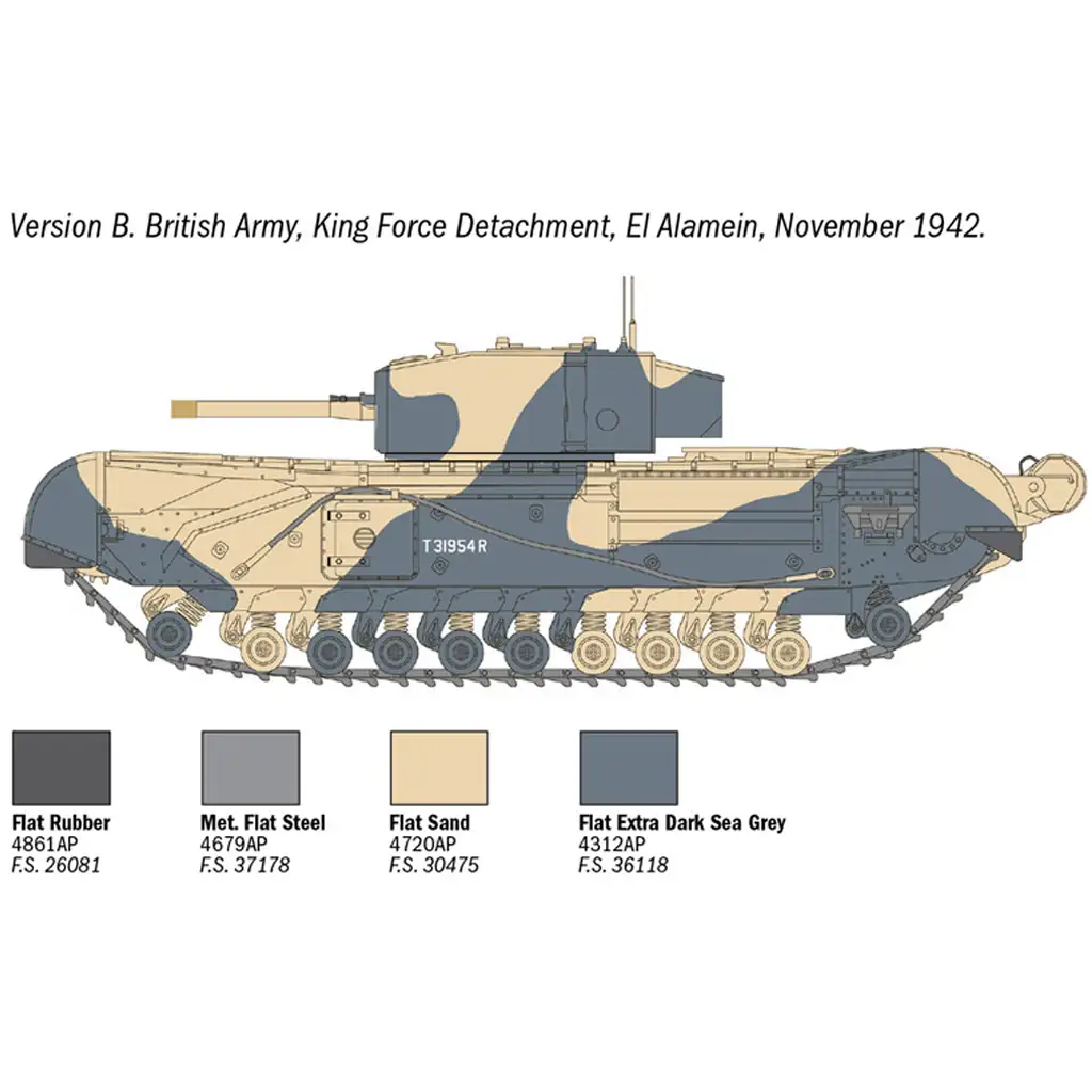Italeri 1/72 Churchill Mk. III Panzerbausatz Bild 4