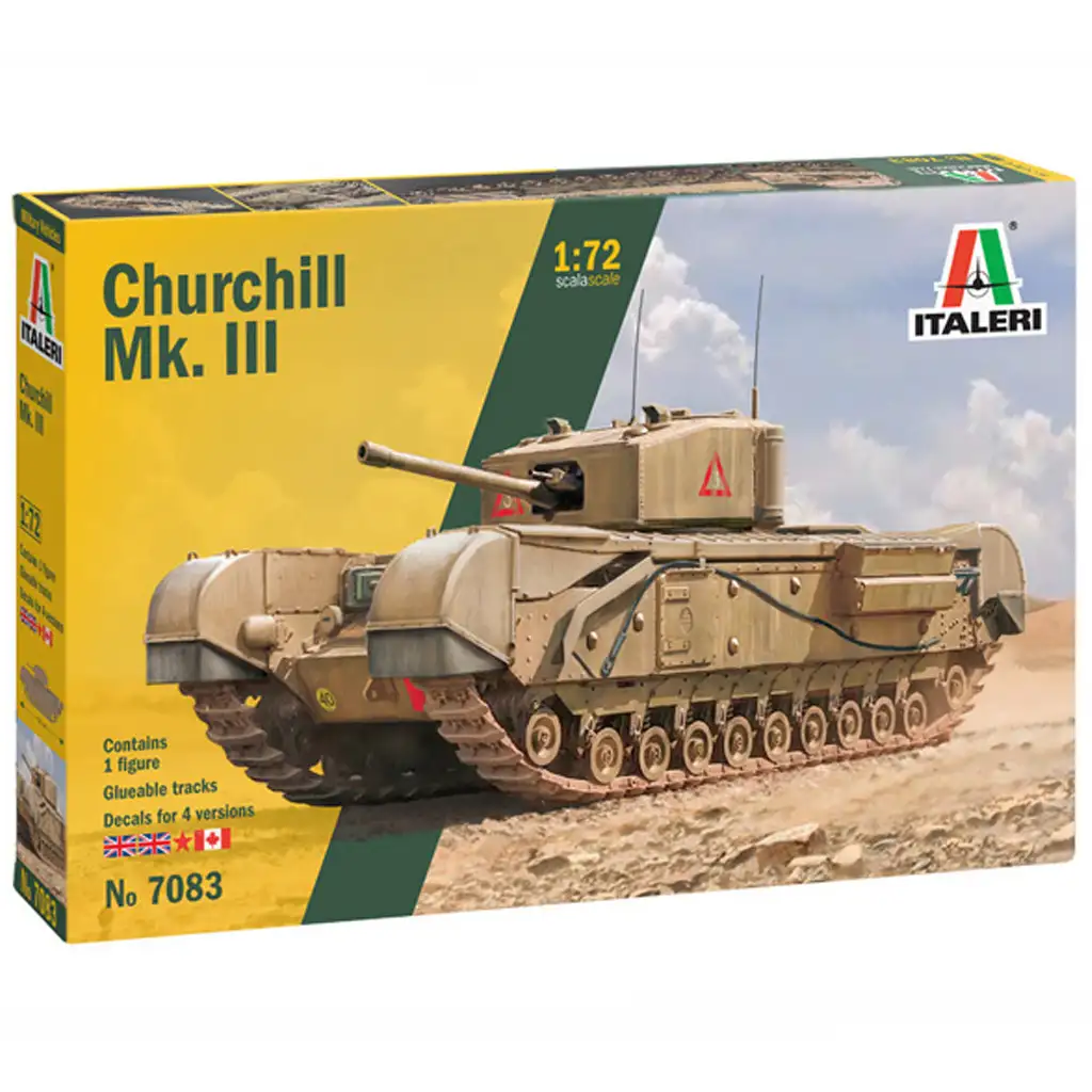 Italeri 1/72 Churchill Mk. III Panzerbausatz Bild 1