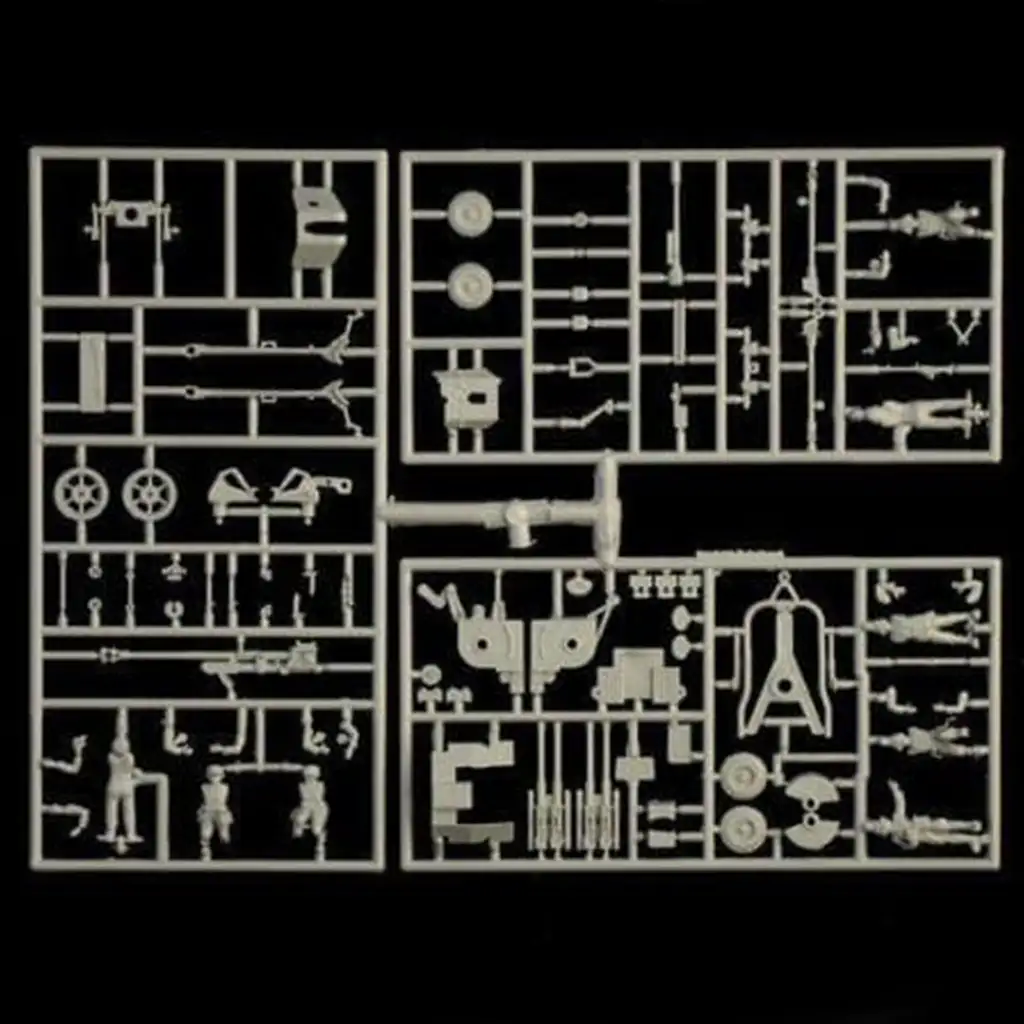 Italeri 1/72 Deutsches Geschütz-Set Artilleriewaffen Modellbausatz Bild 2