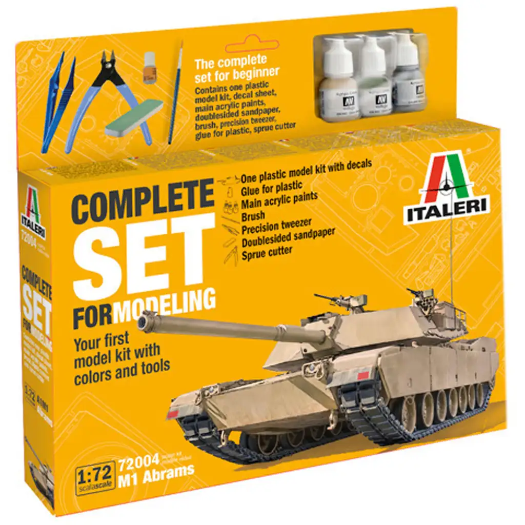 Italeri 1/72 M1 Abrams Panzer Modellbausatz Bild 1