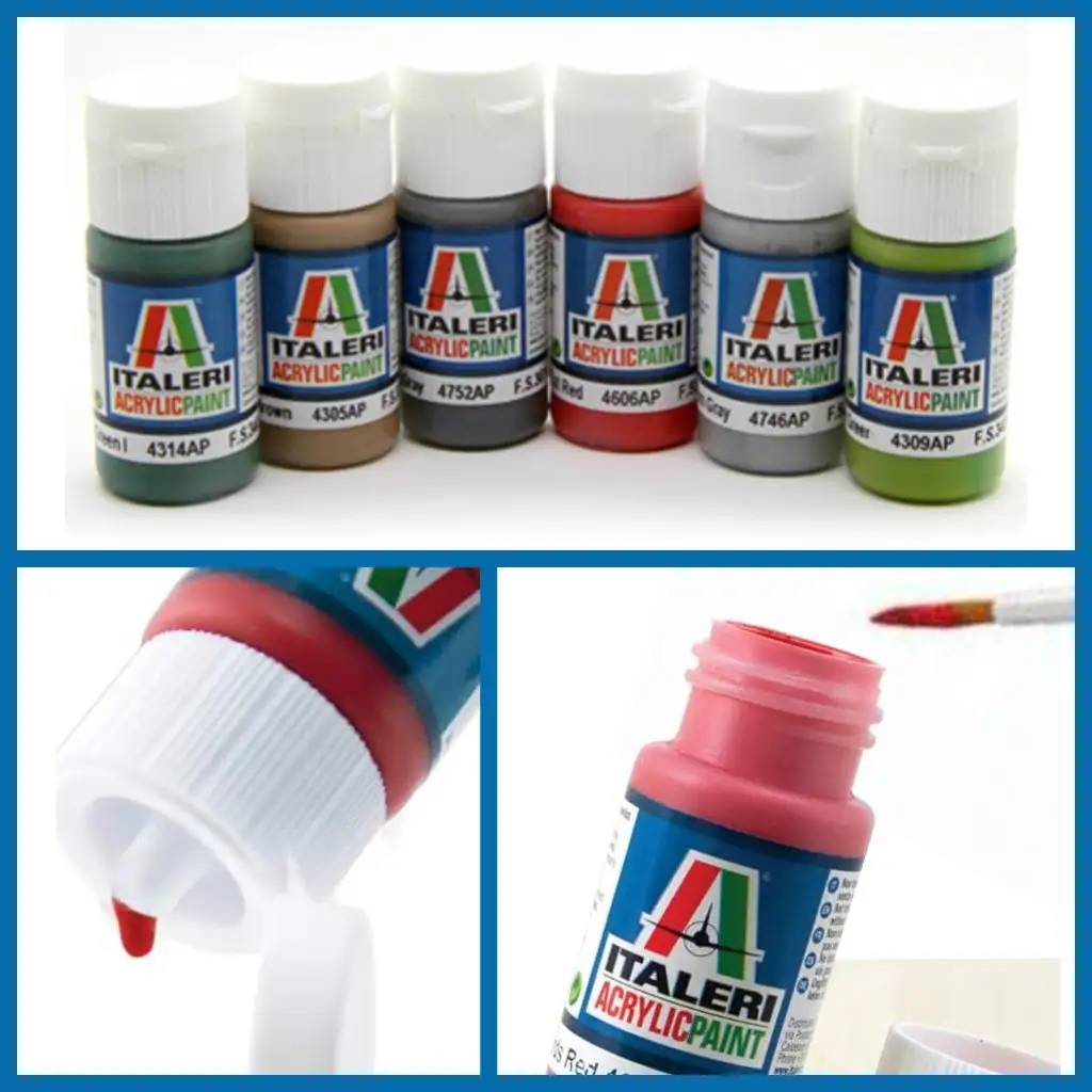 Italeri Flat Sand (4720AP) - Matt sandfarbene Modellbaufarbe 20ml Bild 2