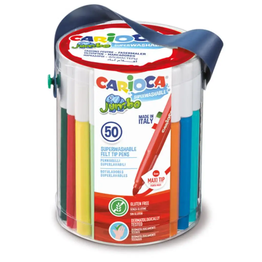 Jumbo Filzstift-Set 50 Stück - Carioca Bild 1