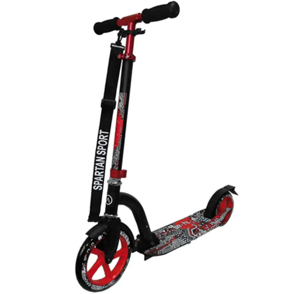Jumbo II Roller in Schwarz-Rot - Spartan Bild 1