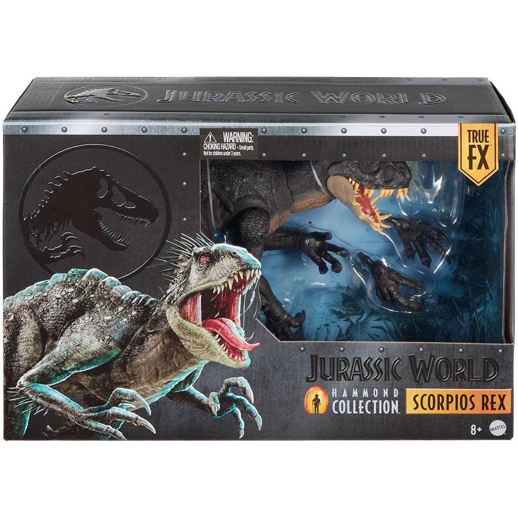 Jurassic World: Hammond Collection - Scorpius Rex Dinosaurier - Mattel Bild 1