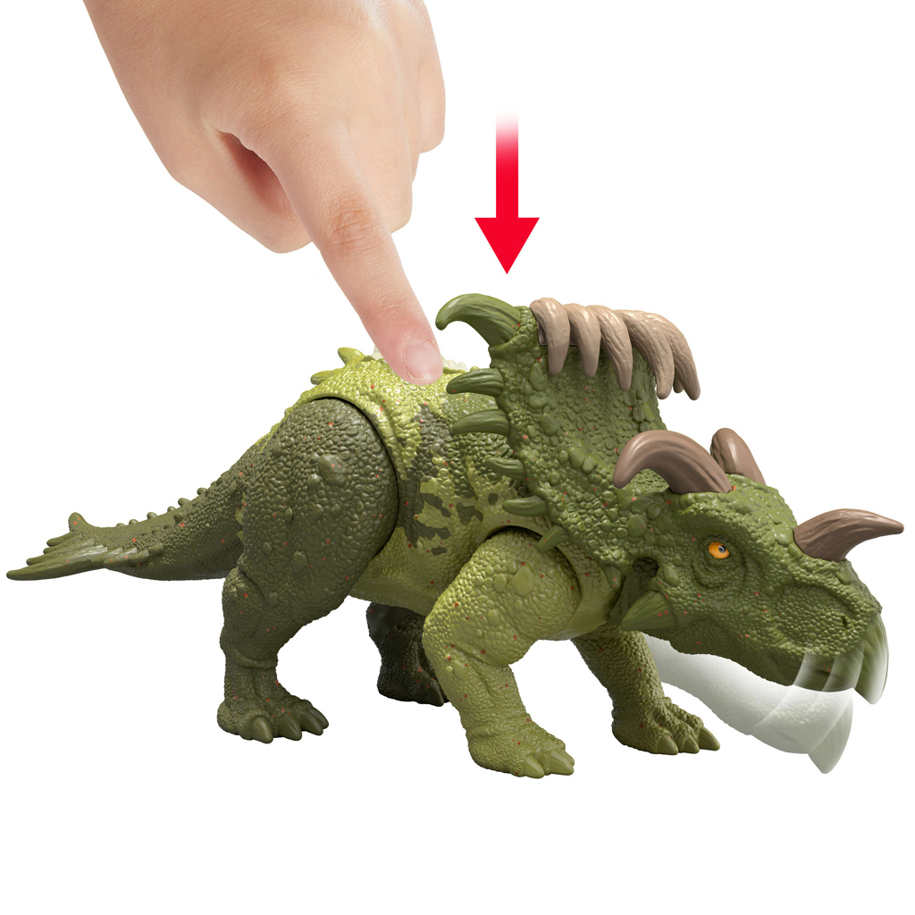Jurassic World: Kosmoceratops Angriffs-Dino - Mattel Bild 3