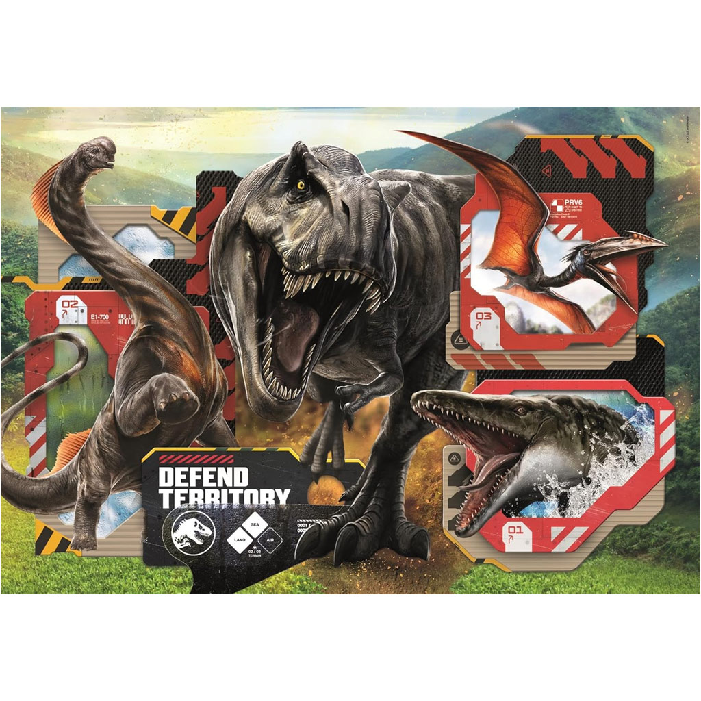 Jurassic World Maxi Super Color 24-teiliges Puzzle - Clementoni Bild 2
