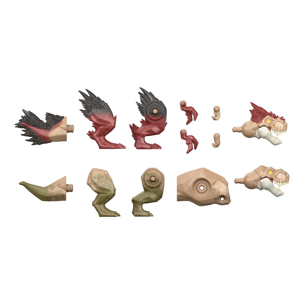 Jurassic World: Mayhem Mix-Ups DIY Mutanten-Dino T-Rex - Mattel Bild 2