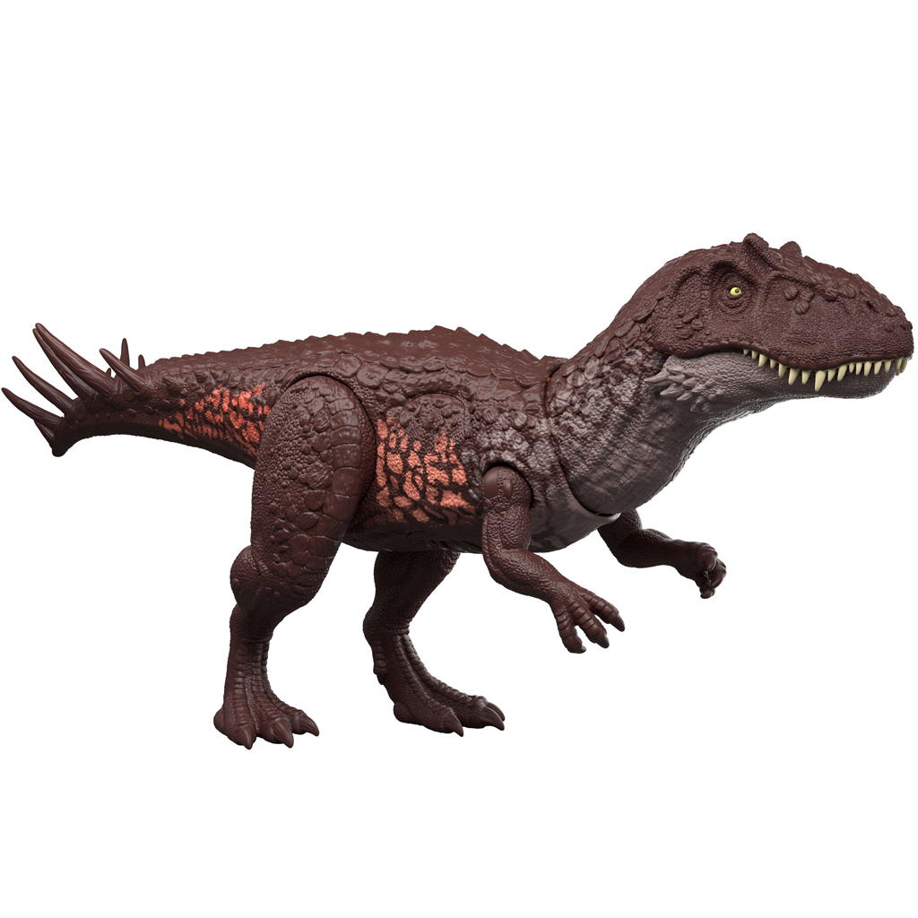Jurassic World: Metriacanthosaurus angreifender Dino mit Sound und Licht – Mattel Bild 2
