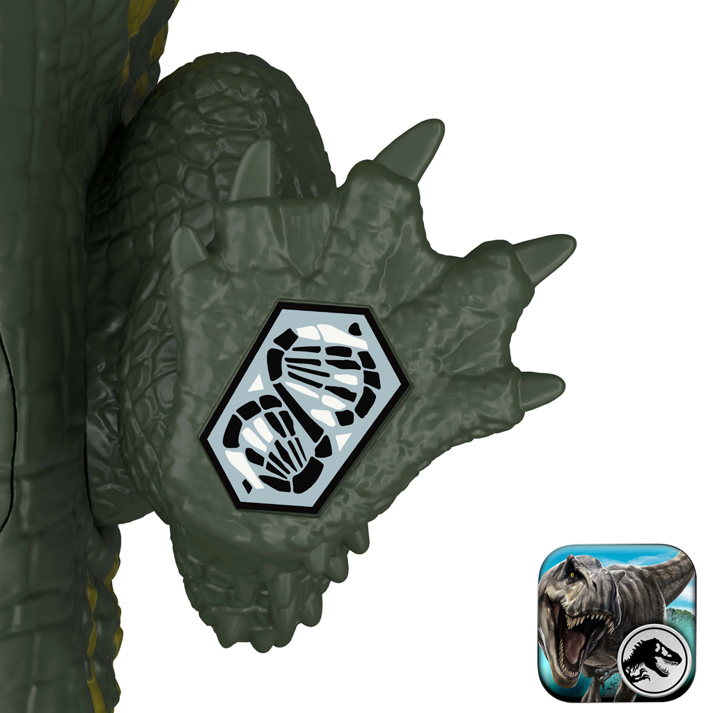 Jurassic World: Stomatosuchus angreifender Dino mit Sound und Licht – Mattel Bild 4