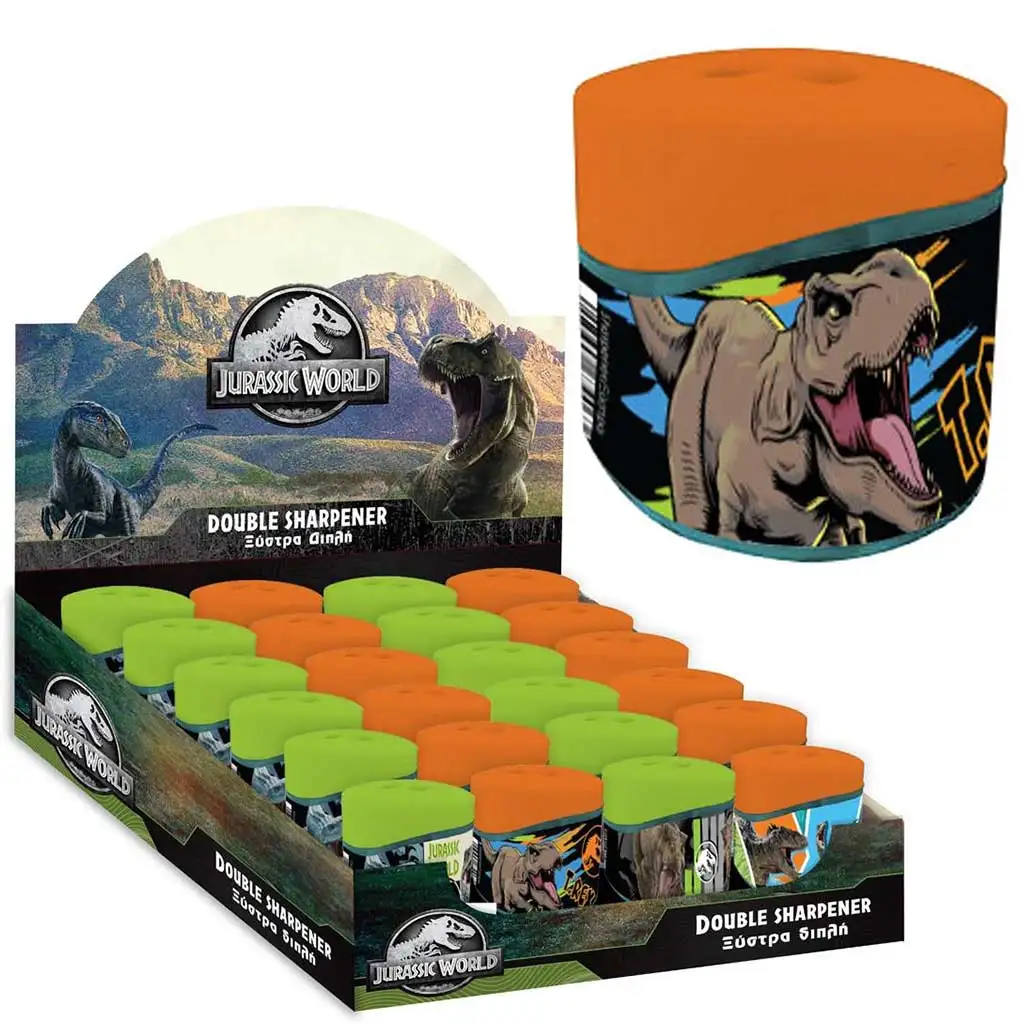 Jurassic World: T-Rex zwei-Loch Behälter Spitzer 1Stück Bild 1
