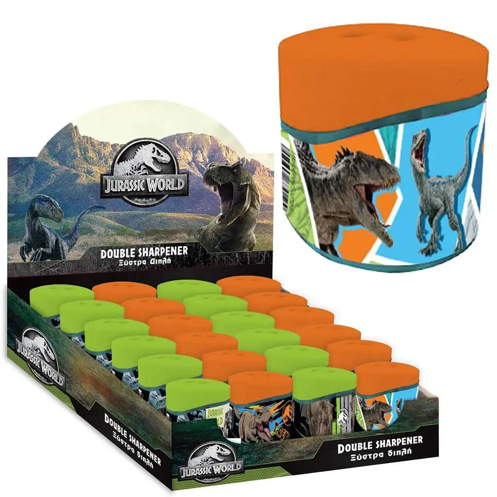 Jurassic World: Velociraptor zweilöcheriger Behälterspitzer 1Stück Bild 1