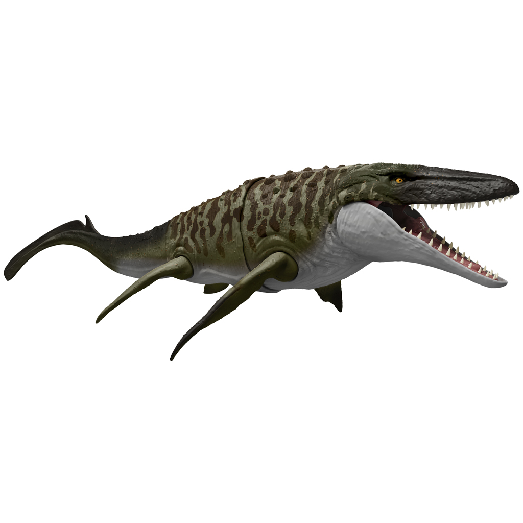Jurassic World: Wiedergeburt – Bite 'N Blast Mosasaurus Figur - Mattel Bild 2