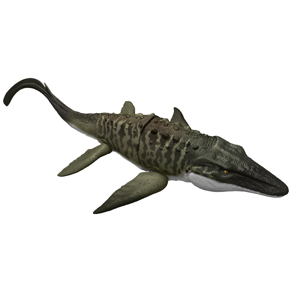 Jurassic World: Wiedergeburt – Bite 'N Blast Mosasaurus Figur - Mattel Bild 3