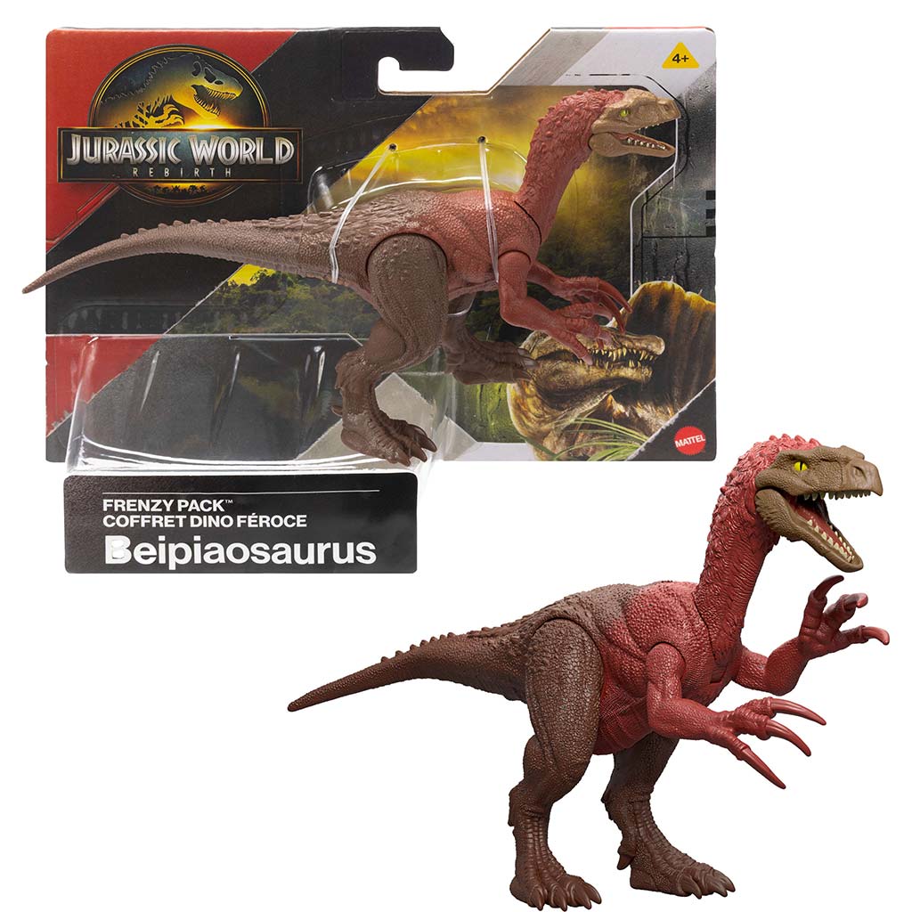 Jurassic World: Wiedergeburt Frenzy pack Beipiaosaurus Dinosaurier Figur - Mattel Bild 1