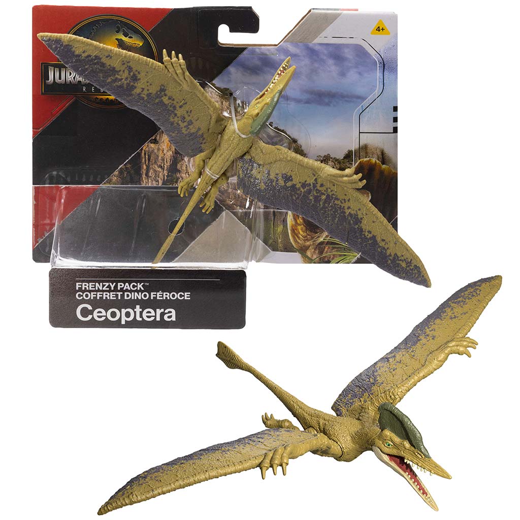 Jurassic World: Wiedergeburt Frenzy pack Ceoptera Dinosaurier Figur - Mattel Bild 1