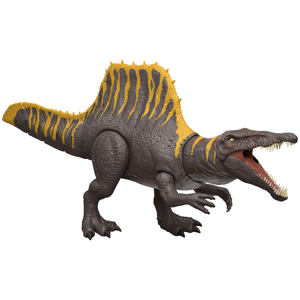 Jurassic World: Wiedergeburt Tail Thrasher Spinosaurus kolossale Dinosaurierfigur - Mattel Bild 3