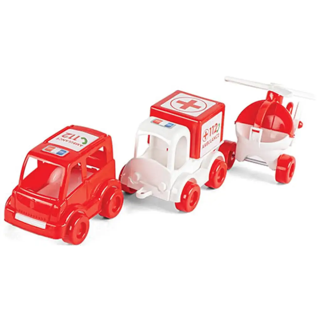 Kid Cars Rettungsfahrzeuge 3er-Set - Wader Bild 2