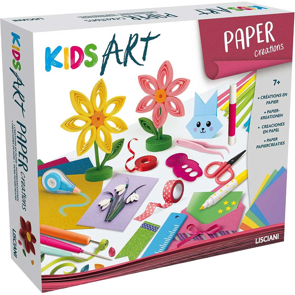Kids Art: Bunte Papierkunst Kreativset - Lisciani Bild 1