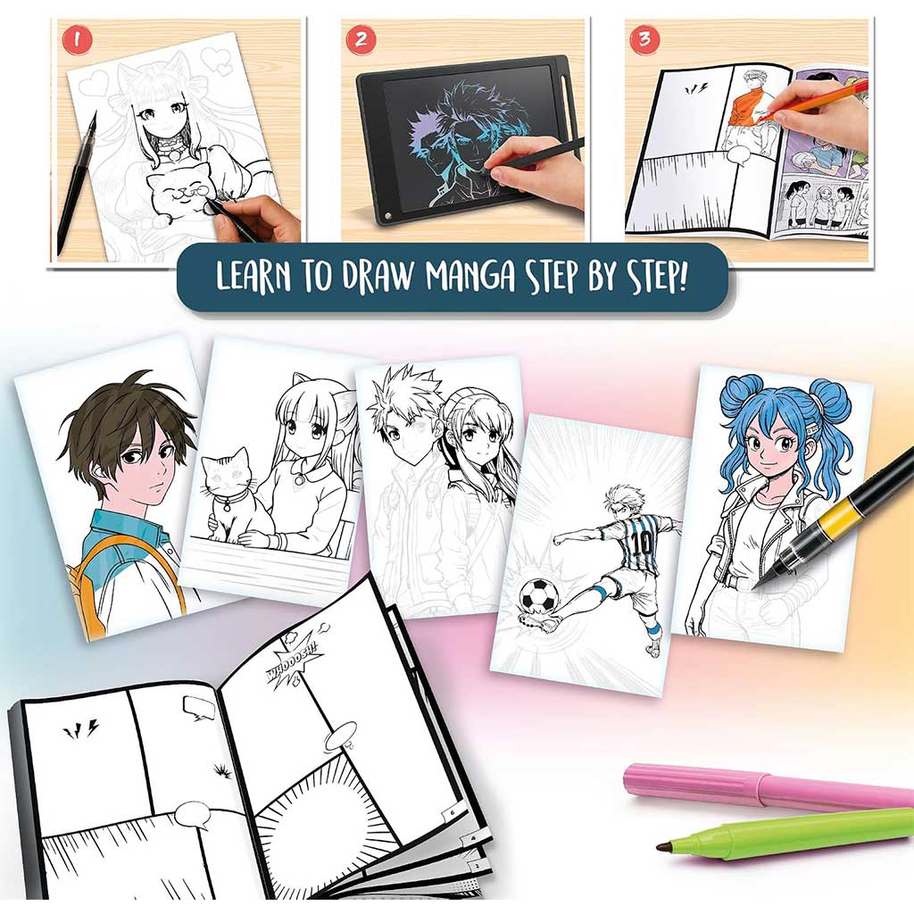 Kids Art: Manga Academy kreatives Malbuch - Lisciani Bild 3