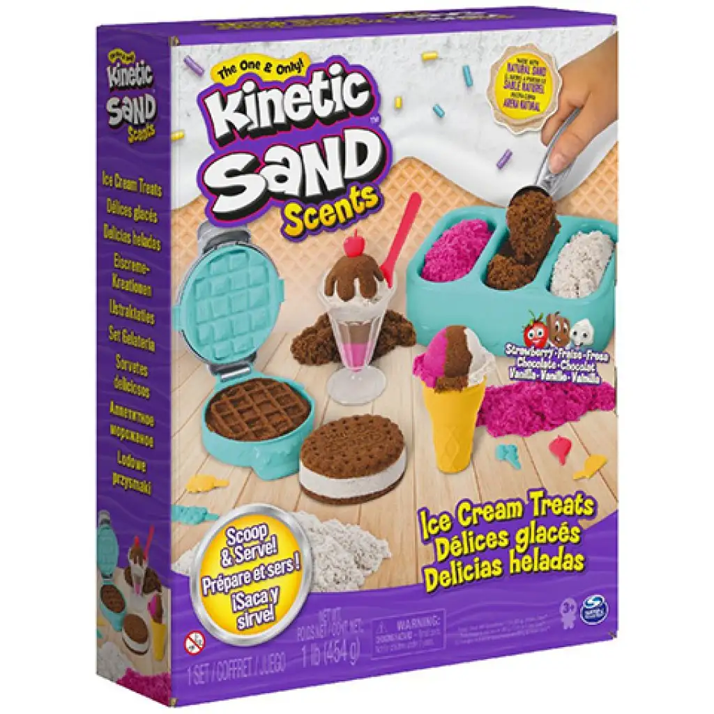 Kinetic Sand: Düfte Sandspielzeug Eiskrem-Maker Set 454g - Spin Master Bild 1