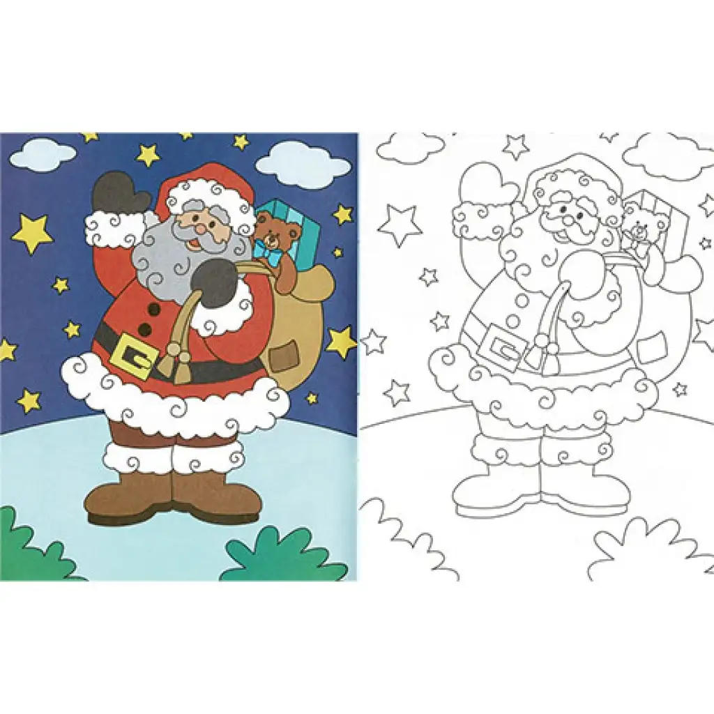 Kleiner Malblock - Weihnachten Malset Bild 3