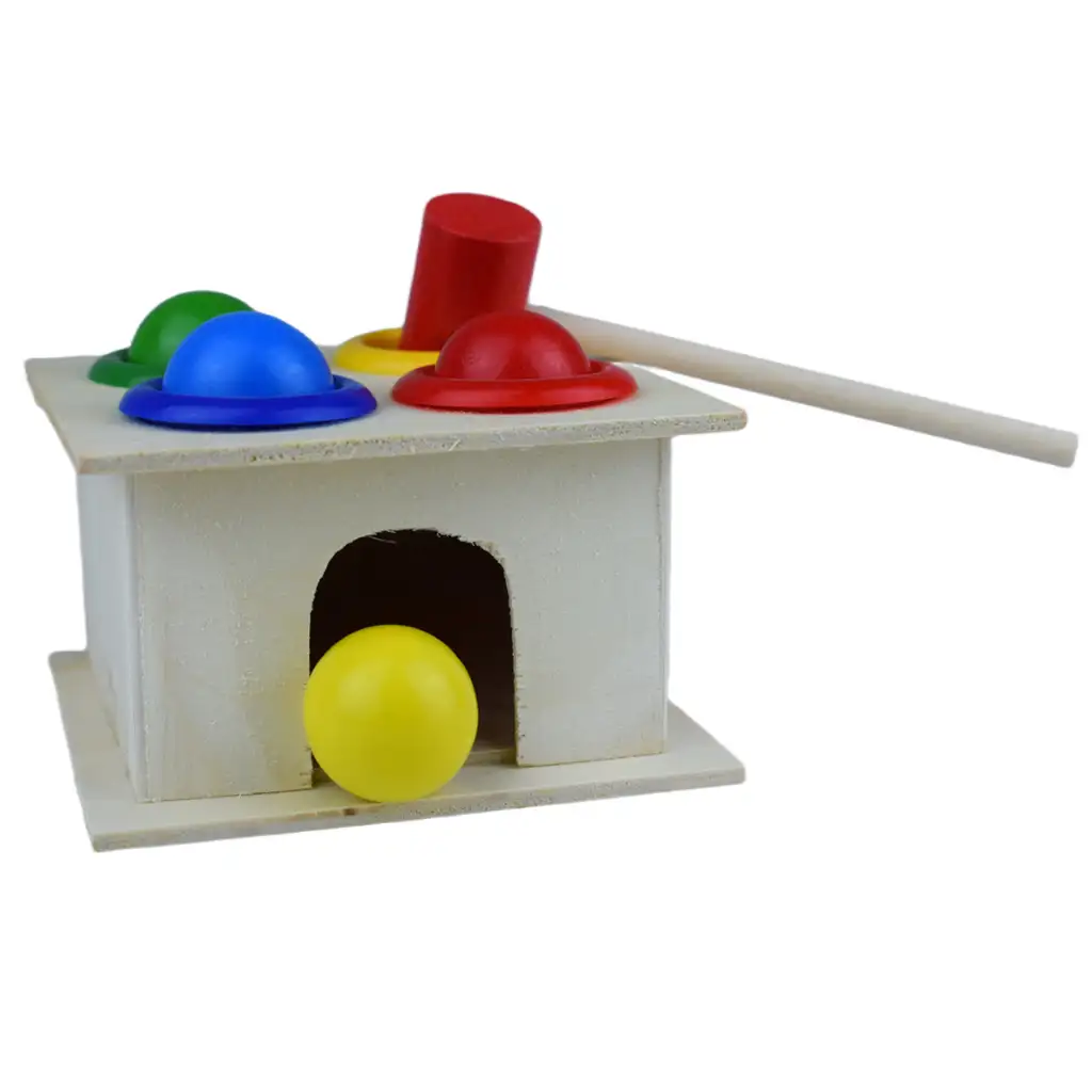 Konck the Ball ist ein Geschicklichkeitsspiel aus Holz. Bild 3