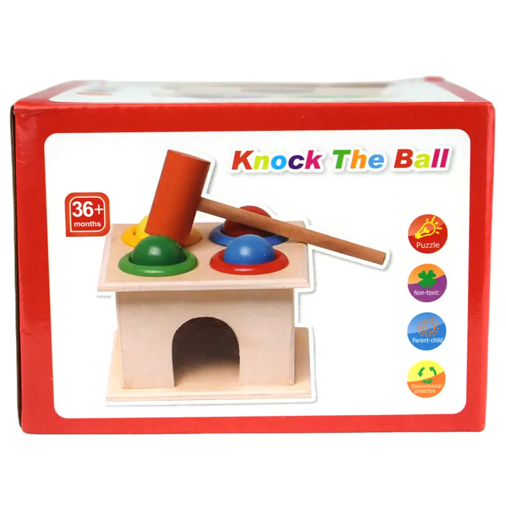 Konck the Ball ist ein Geschicklichkeitsspiel aus Holz. Bild 5
