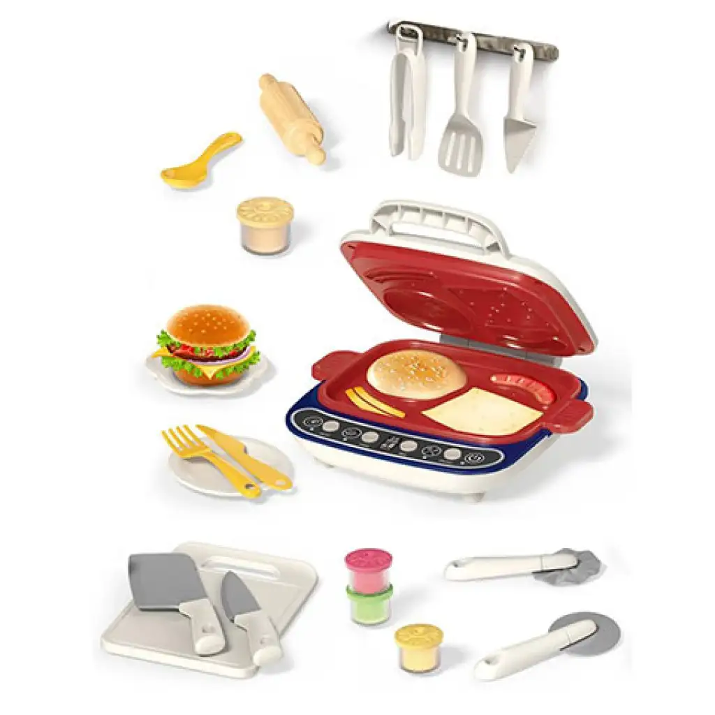 Kontaktgrill-Spielset mit Knetmassen Bild 2