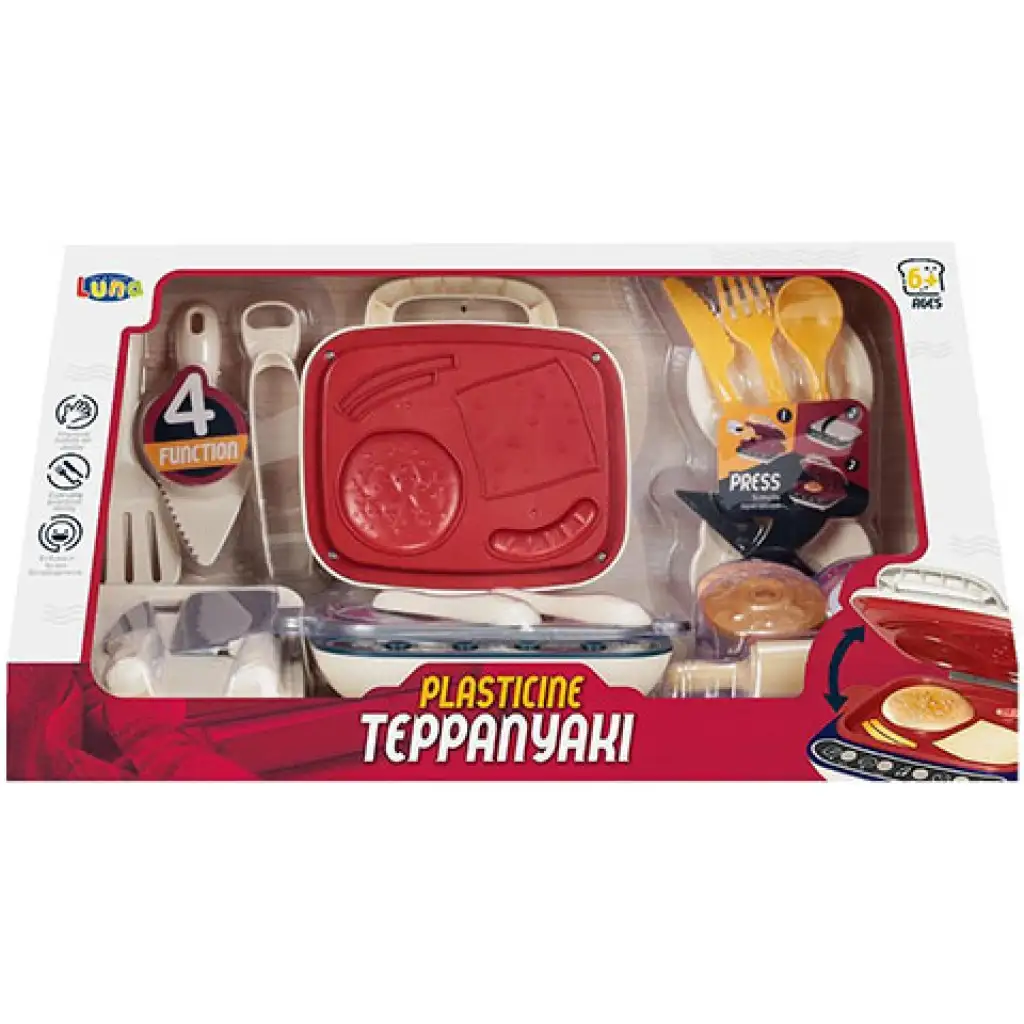 Kontaktgrill-Spielset mit Knetmassen Bild 1