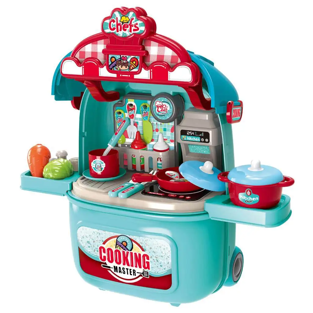 Küchenspielset im Koffer mit Licht und Ton Bild 2