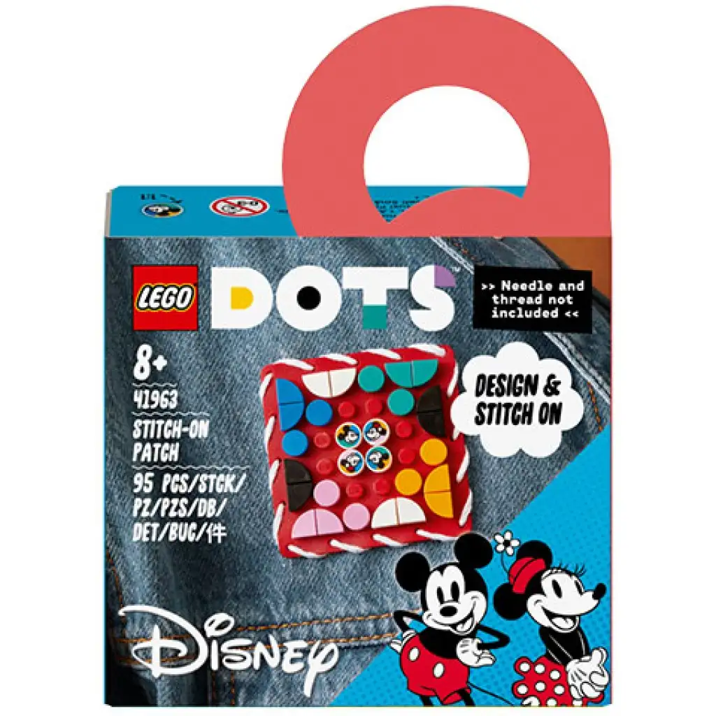 LEGO® DOTS: Mickey Maus und Minnie Maus Aufnäher (41963) Bild 1