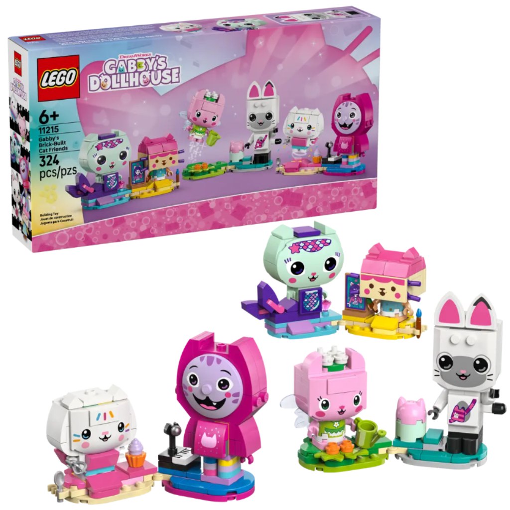 LEGO® Gabbys Puppenhaus: Gabbys katzenfreundliche Freunde aus Steinen (11215) Bild 1
