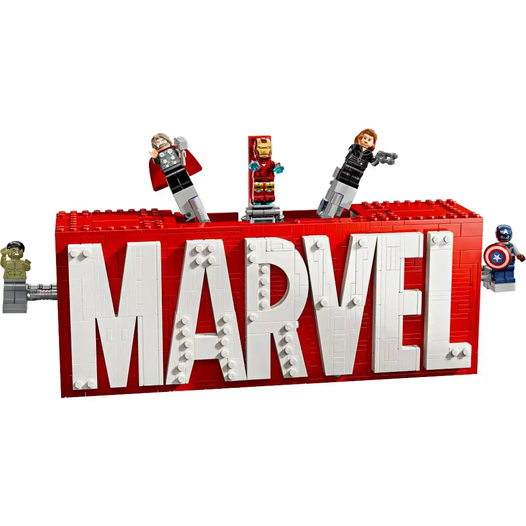 LEGO® Super Heroes: MARVEL-Logo und Minifiguren (76313) Bild 2