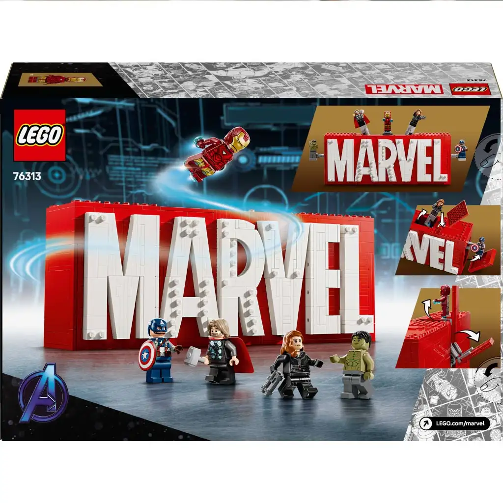 LEGO® Super Heroes: MARVEL-Logo und Minifiguren (76313) Bild 5