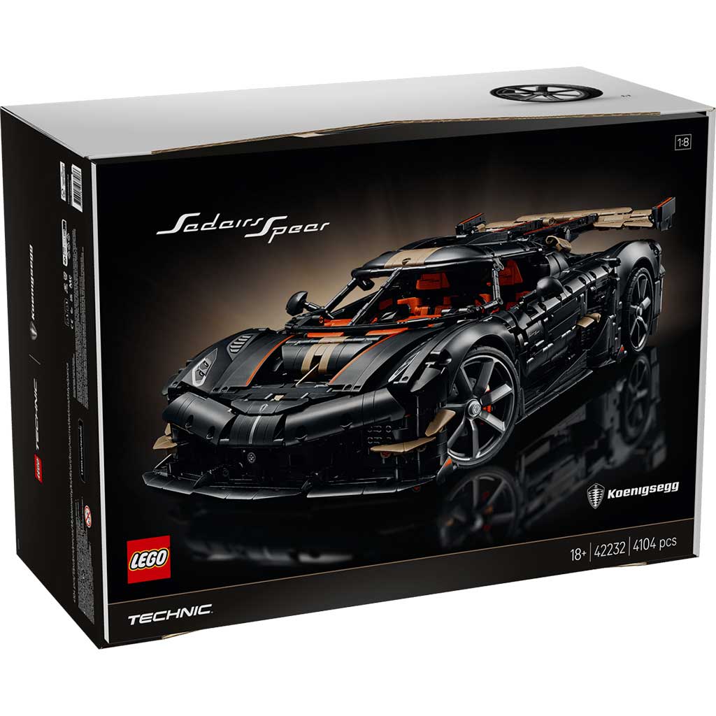 LEGO® Technic: Koenigsegg Sadair's Spear Supersportwagen (42232) Bild 10