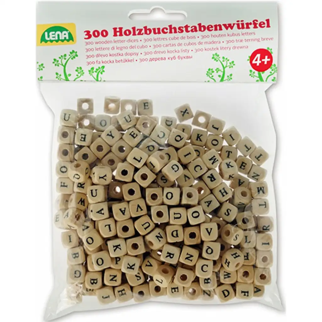 LENA: Holz-ABC-Perlen 300er-Set Bild 1