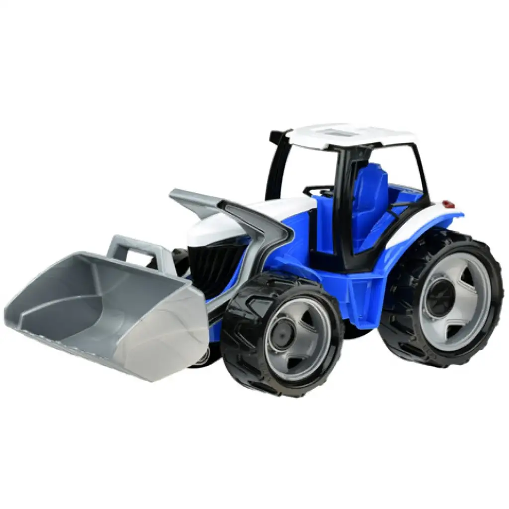 LENA: Riesentraktor mit Frontlader blau/weiß 62cm Bild 1
