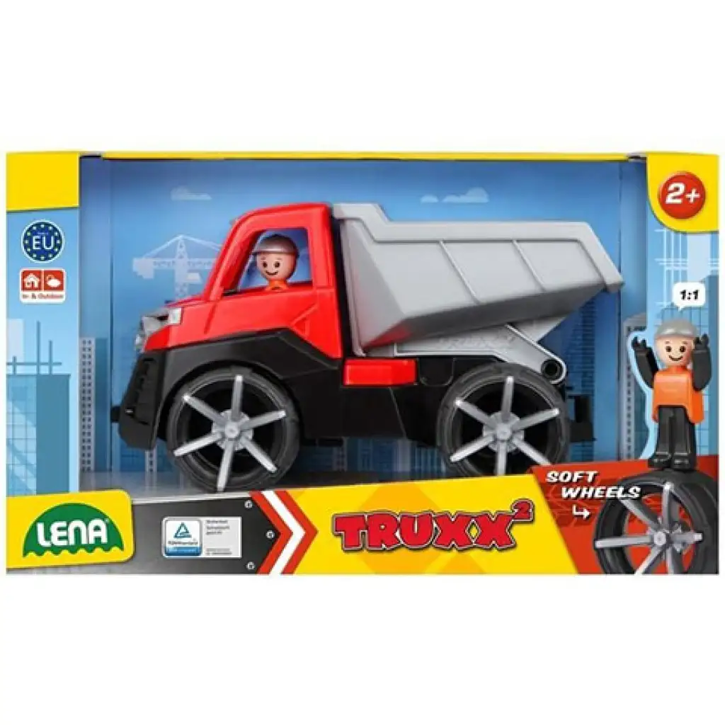 LENA: Truxx 2 Kipper mit Figur 29cm Bild 1
