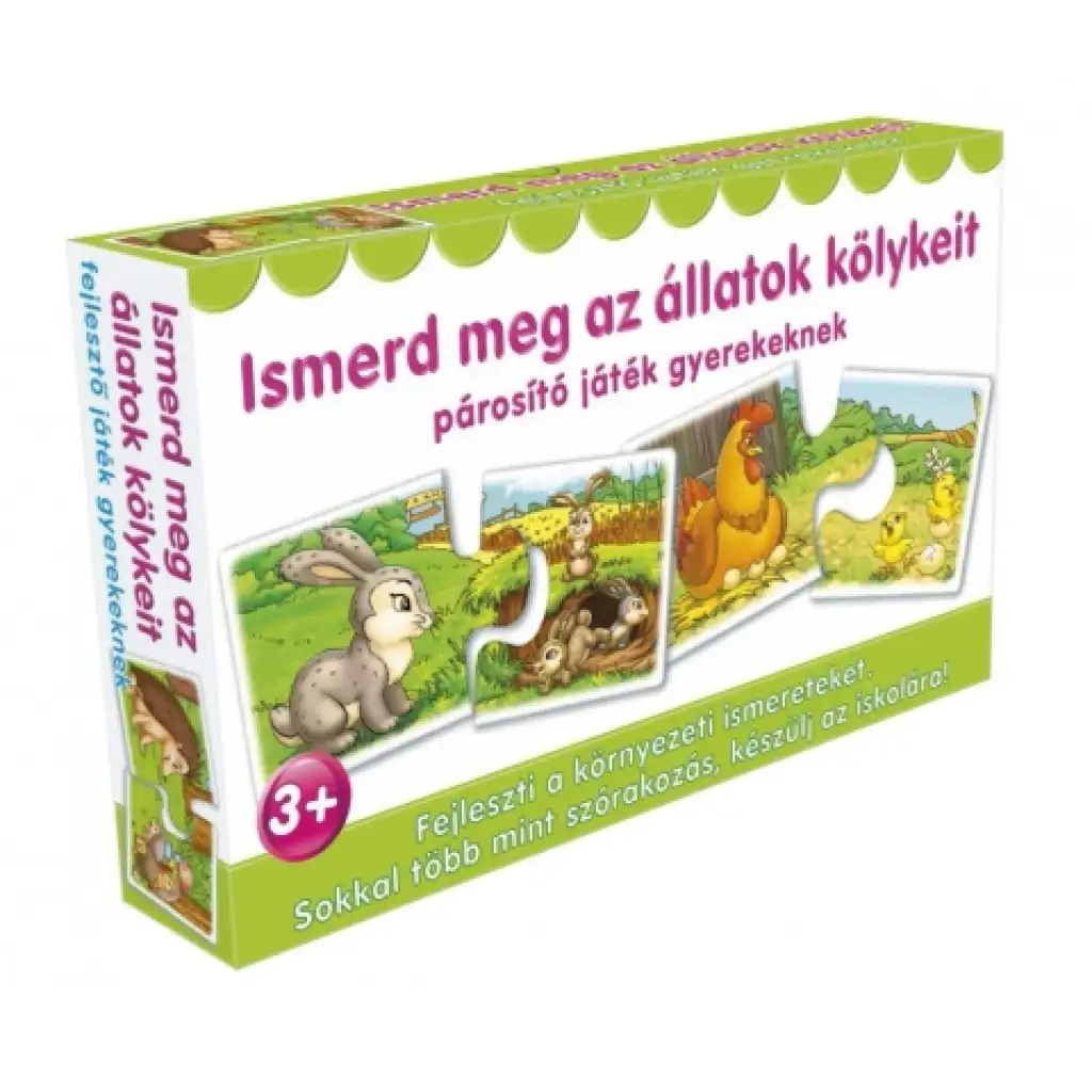 Lerne die Tierbabys kennen Paarspiel Bild 1