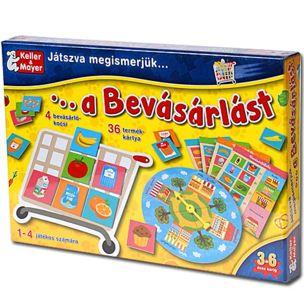 Lernen wir das Einkaufen beim Spielen Brettspiel Bild 1