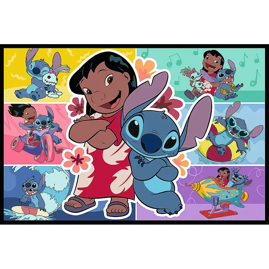 Lilo und Stitch glückliches Leben 2x200 Puzzle - Trefl Bild 3