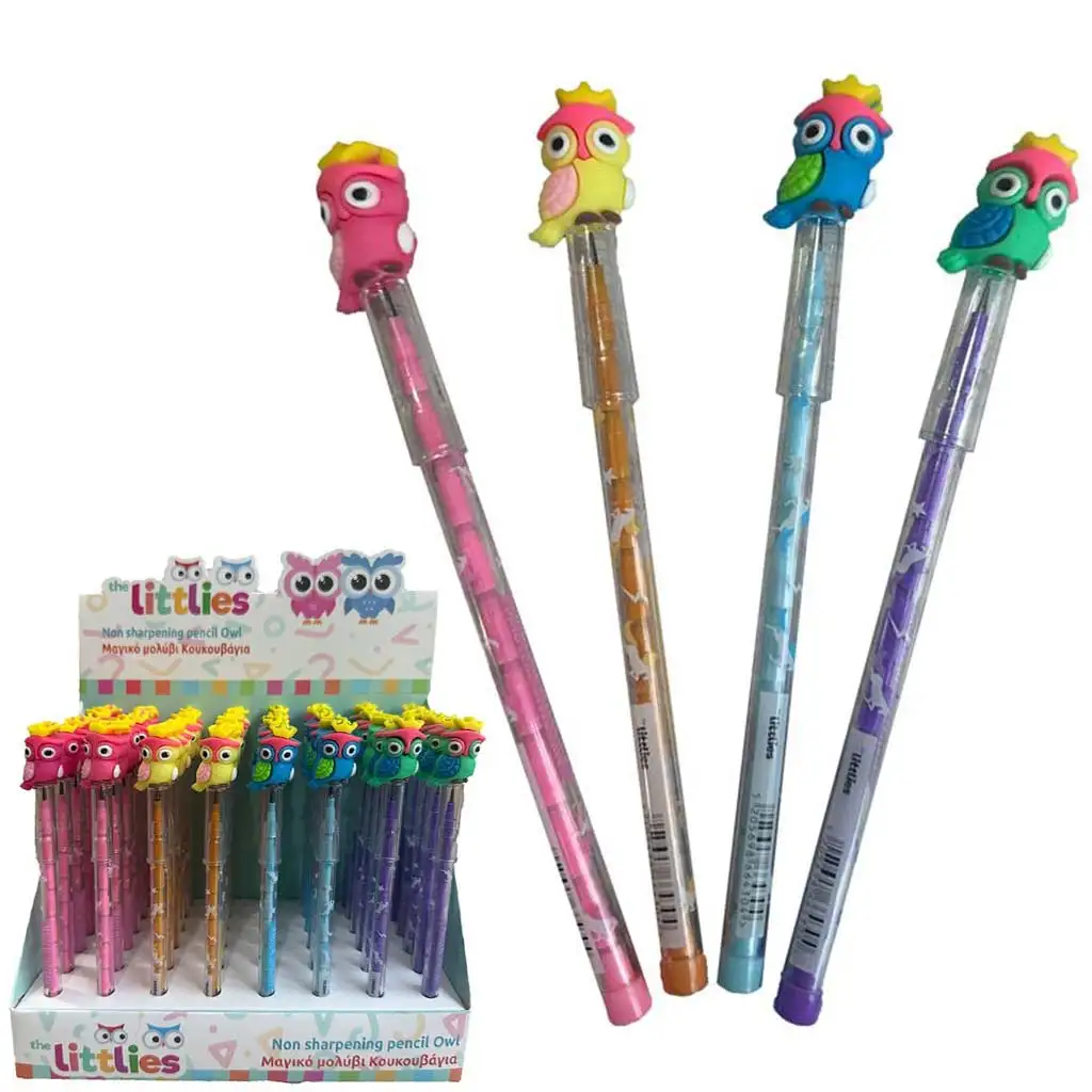 Littlies: Eulenfigur Schiebesteckbleistift in verschiedenen Ausführungen 1 Stück Bild 1