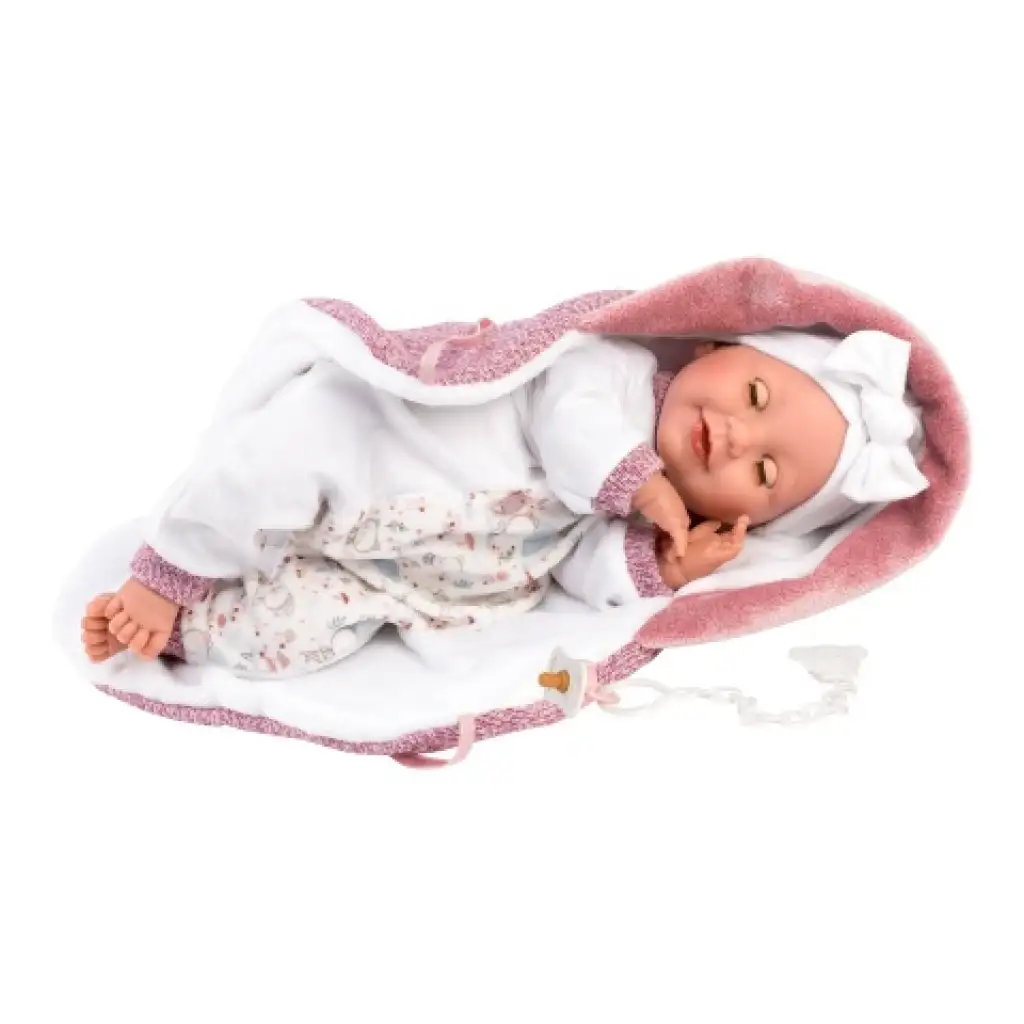Llorens: Heidi Llorana 42 cm weinendes Neugeborenes mit Decke Bild 3
