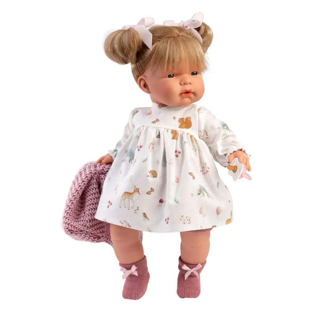 Llorens: Joelle 38 cm große Puppe mit Geräuschen im Rehkleid Bild 2