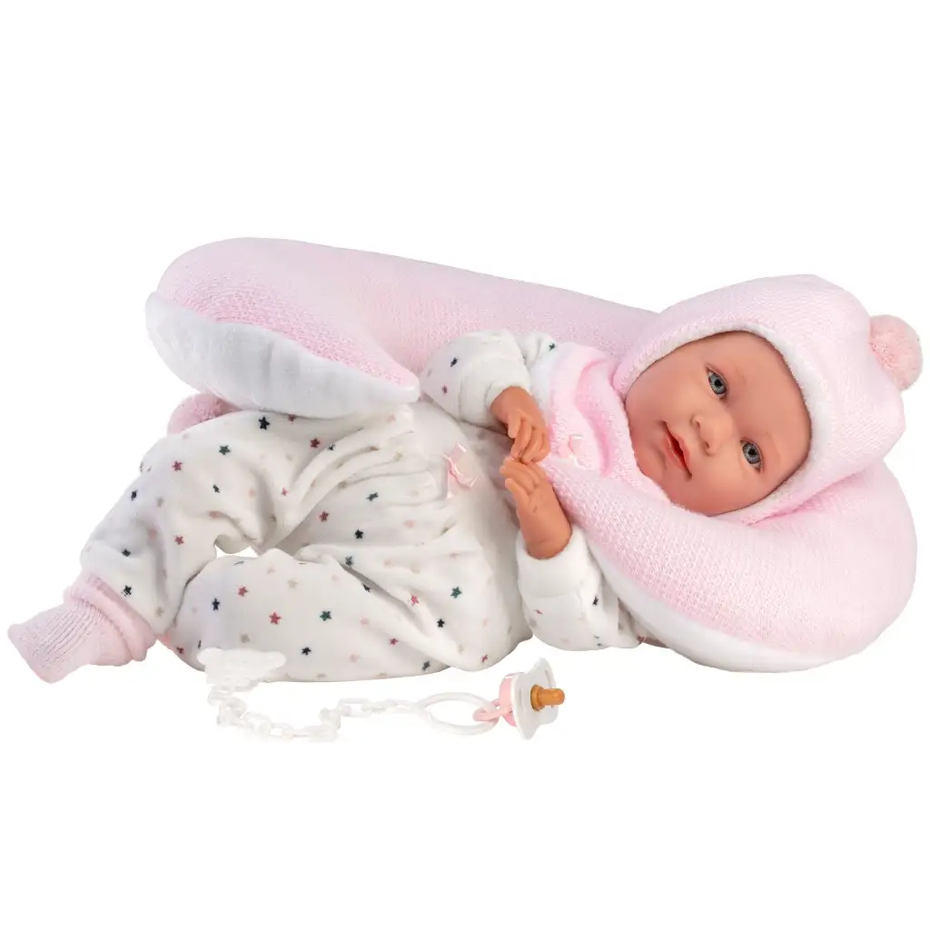 Llorens: Mimi 42 cm große Puppe mit Geräuschen und Bauchpolster Bild 3