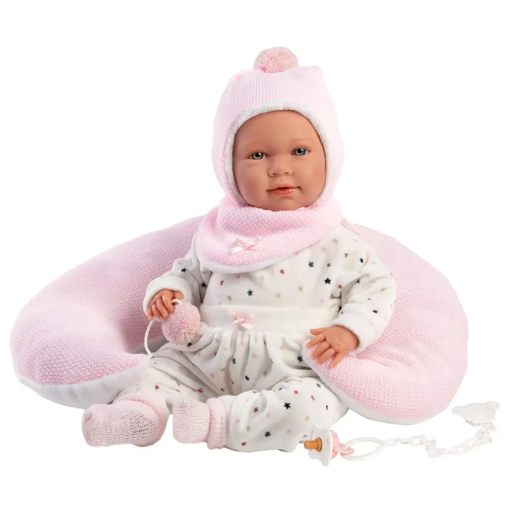 Llorens: Mimi 42 cm große Puppe mit Geräuschen und Bauchpolster Bild 1