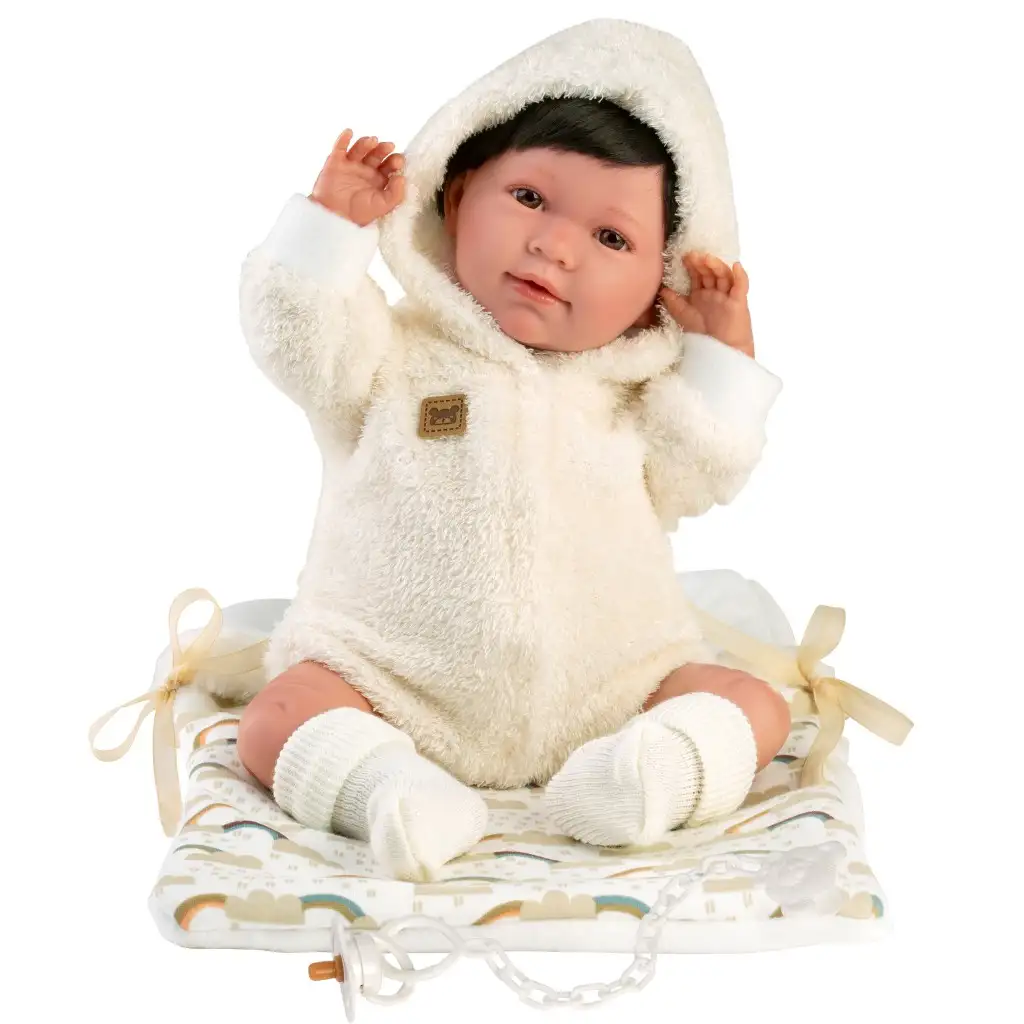 Llorens: Mimi Llorana 42 cm große Puppe mit Geräusch und Schlafsack Bild 2