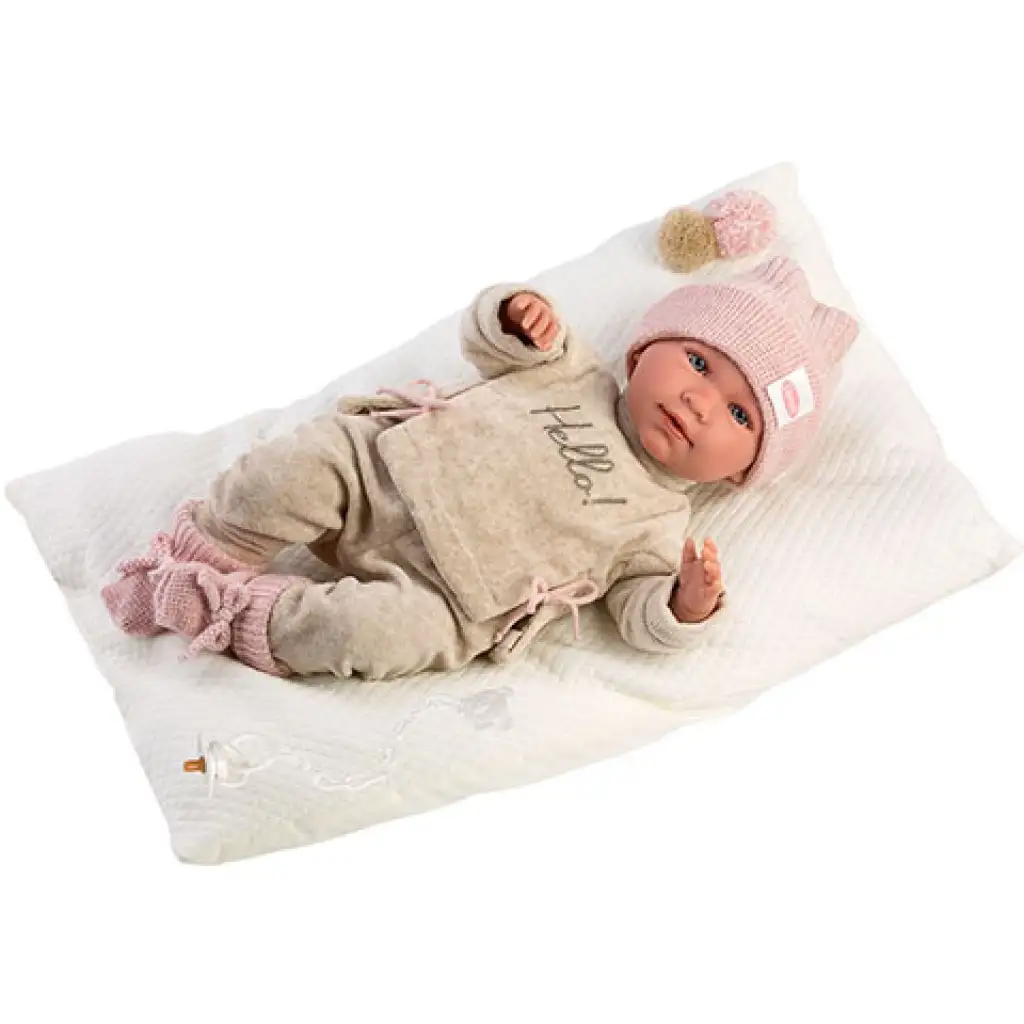 Llorens: Mimi Neugeborenes 40cm weinendes Baby mit Decke Bild 1