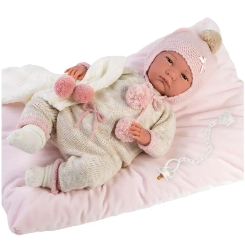 Llorens: Reborn limitierte Ausgabe lebensechte Neugeborenenpuppe mit Quastenbekleidung 42cm Bild 2