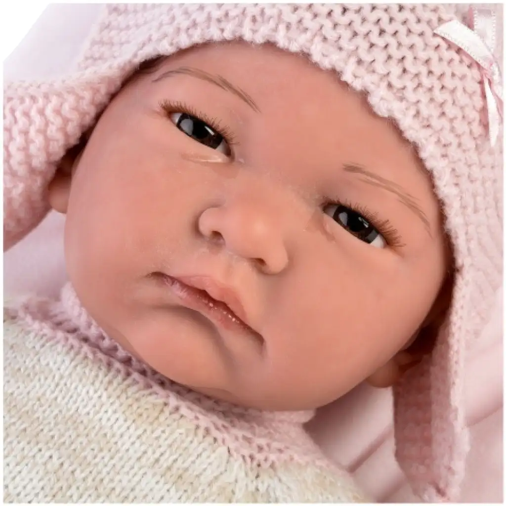 Llorens: Reborn limitierte Ausgabe lebensechte Neugeborenenpuppe mit Quastenbekleidung 42cm Bild 3